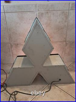 Vintage Mitsubishi Dealership Sign Neon EVO Lancer GSR 3000 OOAK Large 31X28X10