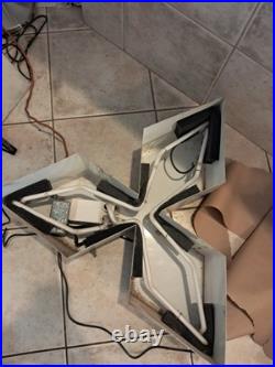 Vintage Mitsubishi Dealership Sign Neon EVO Lancer GSR 3000 OOAK Large 31X28X10
