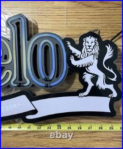 Vintage Modelo Cerveza 1925 Double Griffin Flashing Neon Light Beer Sign 30x12