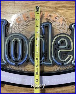 Vintage Modelo Cerveza 1925 Double Griffin Flashing Neon Light Beer Sign 30x12