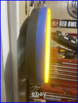 Vintage Monroe Shocks 5000 Miles Neon Light Up Sign Vintage Monroe Shocks 5000 Miles Neon Light Up Sign