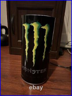 Vintage Monster Energy LED Sign Light Lamp Works RARE