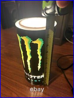 Vintage Monster Energy LED Sign Light Lamp Works RARE