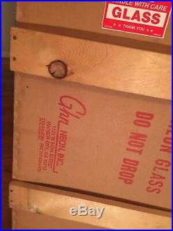 Vintage Moose Head Neon Sign NOS in Crate