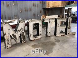 Vintage Motel Neon Letter Sign