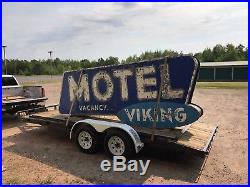 Vintage Motel Sign Double Sided Neon Sign