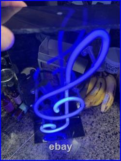 Vintage Music Note 15 Sign TRANSCO Transformer! Treble Clef REAL GLASS NEON