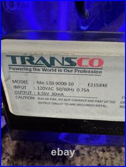 Vintage Music Note 15 Sign TRANSCO Transformer! Treble Clef REAL GLASS NEON