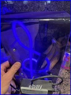 Vintage Music Note 15 Sign TRANSCO Transformer! Treble Clef REAL GLASS NEON