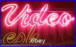 Vintage NEON VIDEO Sign Over 7 feet