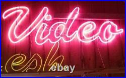 Vintage NEON VIDEO Sign Over 7 feet