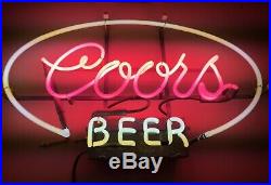 Vintage NEW OLD STOCK, RARE! Early 70's NEON COORS LIGHT BEER SIGN