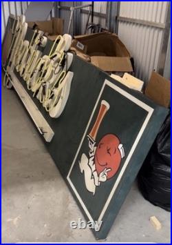 Vintage Nedicks Orange Drink Large Neon Sign 17 Feet 7 Inches Long
