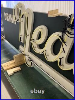 Vintage Nedicks Orange Drink Large Neon Sign 17 Feet 7 Inches Long
