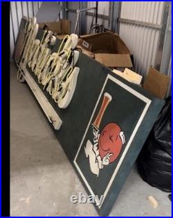 Vintage Nedicks Orange Drink Large Neon Sign 17 Feet 7 Inches Long