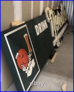 Vintage Nedicks Orange Drink Large Neon Sign 17 Feet 7 Inches Long