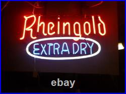 Vintage Neon Advertising Sign-extra Dry Rheingold Beer-works