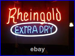 Vintage Neon Advertising Sign-extra Dry Rheingold Beer-works