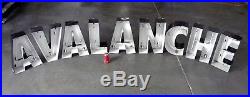 Vintage Neon Avalanche Neon Letters From Harley Dealer- $$Lower Price$$