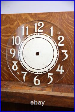 Vintage Neon Clock Sign Glass Face Original paint Antique Parts