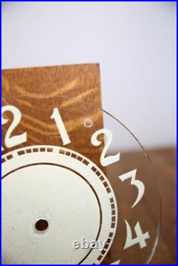 Vintage Neon Clock Sign Glass Face Original paint Antique Parts