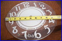 Vintage Neon Clock Sign Glass Face Original paint Antique Parts