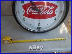 Vintage Neon Coca Cola Clock