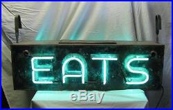 Vintage Neon Eats Sign Two Sided Shipping Available