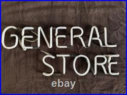 Vintage Neon General Store Sign