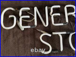 Vintage Neon General Store Sign