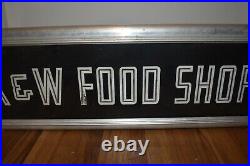 Vintage Neon K&W Food Shop Advertising Art Deco Lighted SIGN WORKS