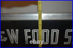 Vintage Neon K&W Food Shop Advertising Art Deco Lighted SIGN WORKS