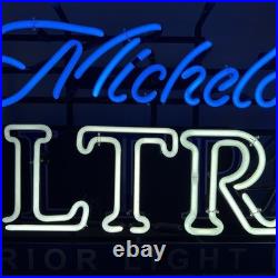 Vintage Neon Michelob Ultra Light Beer Bar Sign Man Cave Light Up Sign