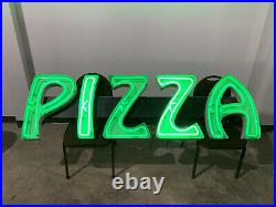 Vintage Neon Pizza Sign