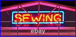 Vintage Neon SEWING Sign From Tailor Shop Window Display Signage/Advertising