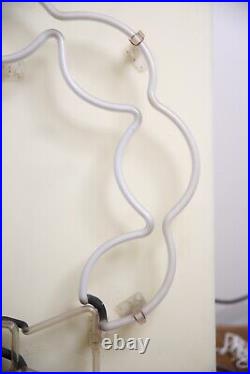 Vintage Neon Sign Christmas Wreath Original Hanging Store Display Decoration