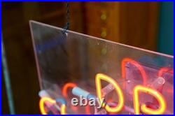 Vintage Neon Sign Dry Cleaning Clothing Cleaners Tailor lighted store display
