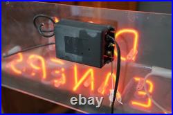 Vintage Neon Sign Dry Cleaning Clothing Cleaners Tailor lighted store display