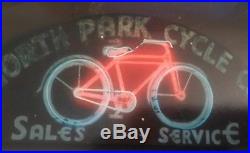 Vintage Neon Sign Full Size 1930s Bicycle