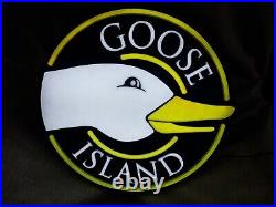 Vintage Neon Sign, Goose Island, Advertising Beer Works RARE Anhueser Bush LED