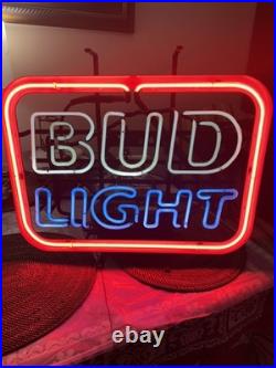 Vintage Neon Sign High Voltage Industrial Warning Light 20x17.5 USA 1980-s