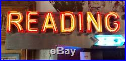 Vintage Neon Sign Reading Terminal Market Philadelphia shipping available