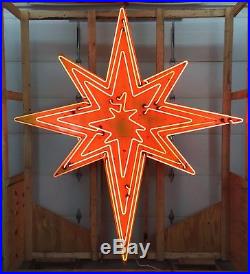 Vintage Neon Sign, STAR, Sky-Lit Motel, 1950-1960s, Original, Atomic Age