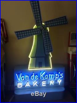 Vintage Neon Sign Van De Kamp Windmill
