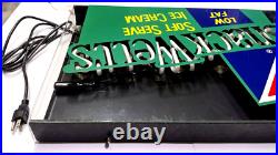 Vintage Neon Tech Nabisco SnackWells Ice Cream Neon Sign Power On 24X16 Inches