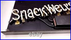 Vintage Neon Tech Nabisco SnackWells Ice Cream Neon Sign Power On 24X16 Inches