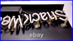 Vintage Neon Tech Nabisco SnackWells Ice Cream Neon Sign Power On 24X16 Inches