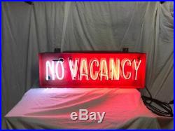 Vintage Neon Vacancy Sign New Neon Smaller Working Sign