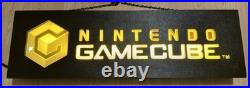 Vintage Nintendo GameCube Game Store Light Up Sign GameStop KB Toys Box Display