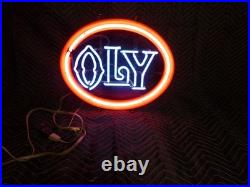 Vintage OLY Olympia Beer neon sign